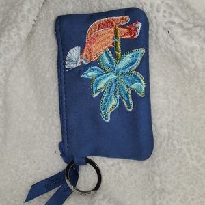 Blue cloth Vera Bradley coin purse